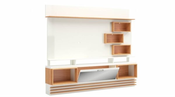PANEL -220CM + LED BLANCO HUESO / FREIJO - Imagen 2