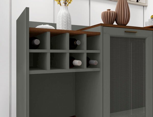 BUFFET ARCADE PALISANDRO/ GRIS - Imagen 4