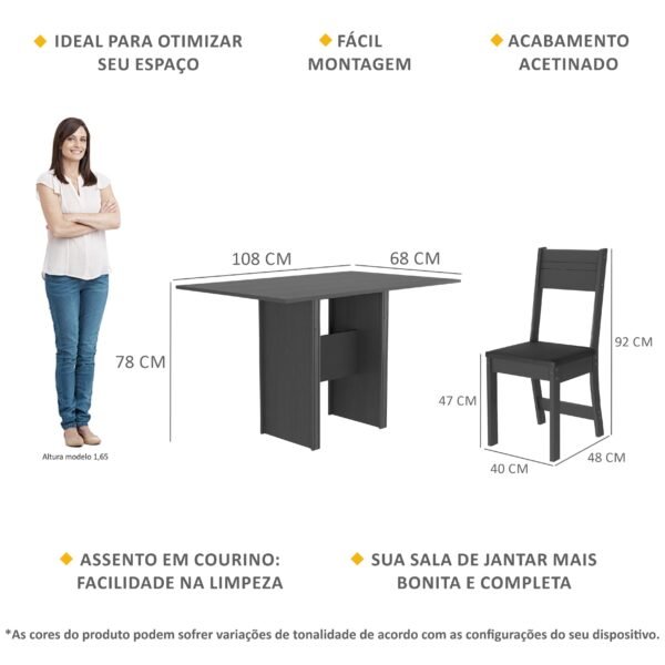 KIT MESA + 4 SILLAS SIENA - Imagen 2