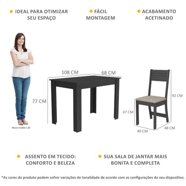 MESA + 4 SILLAS VEGAS - Imagen 2