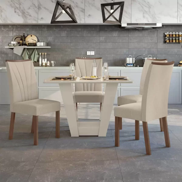 MESA DE COMEDOR APOGEU 1.20 SIN VIDRIO
