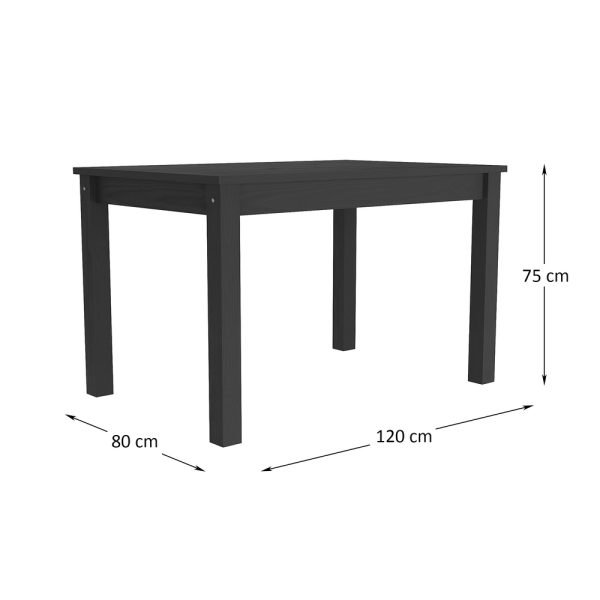 MESA RECTANGULAR 120X80 - Imagen 2