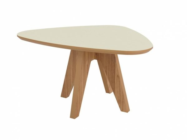 MESA DE CENTRO 65CM TRIANGULAR