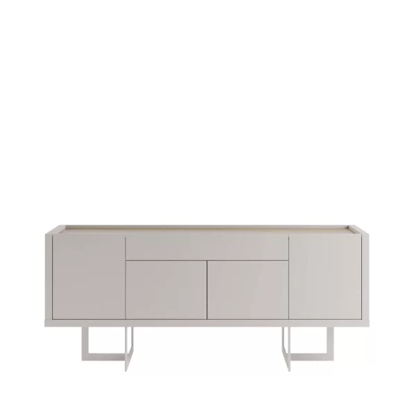 BUFFET IRON BLANCO HUESO MATE/FREIJO - Imagen 4