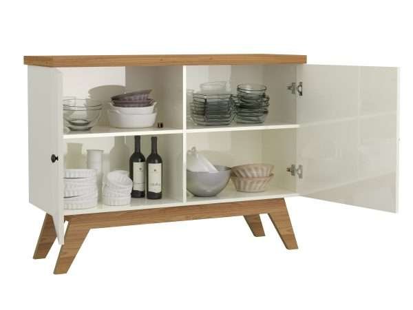 REPISA C/ 02 PUERTAS OFF WHITE / FREIJO - Imagen 4