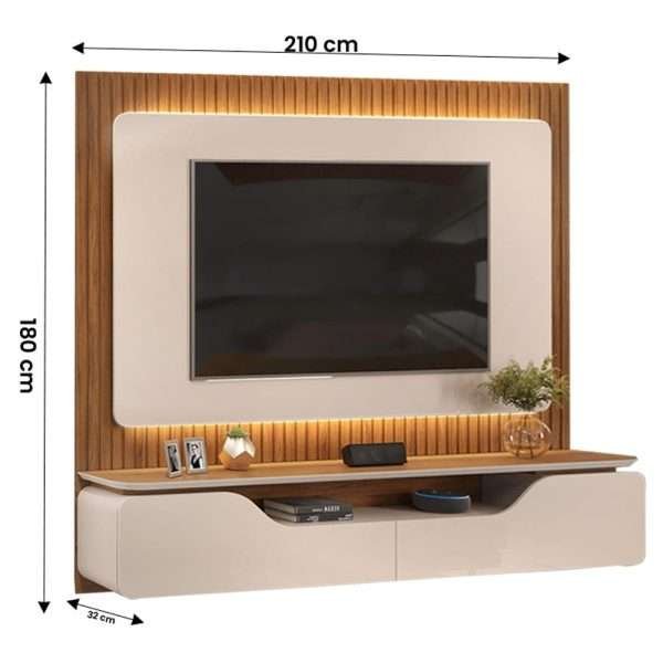 CENTRO ENT PANEL TREVISO OFF WHITE/ FREIJO - Imagen 4