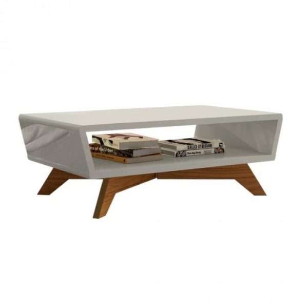 MESA DE CENTRO - OFF WHITE/FREIJO - Imagen 3