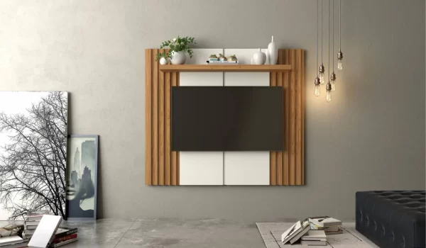 PANEL 140CM  OFF WHITE / FREIJO