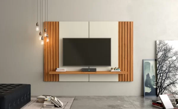 PANEL 180CM  OFF WHITE / FREIJO