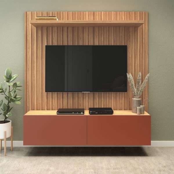PANEL DE PARED DE 178CM C/02 CAJONES