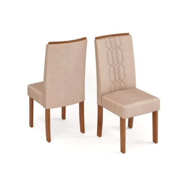 SILLA ZOE  FREIJO/VELUDO CREME