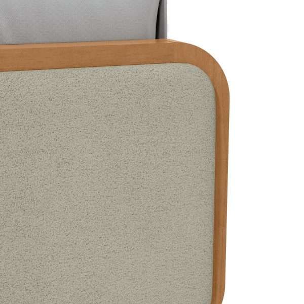 CAMA MATRIMONIO 1,40 LOOP -BOUCLE VERDE /AMENDOA CLEAN - Imagen 3