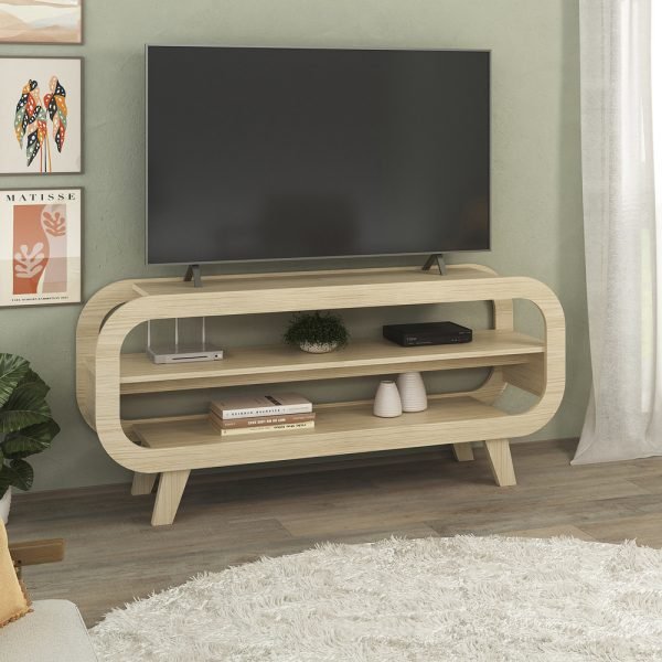 CENTRO ENT RACK THEO- NATURALE