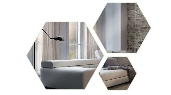 KIT PANEL DECORATIVO HEXAGONO - ESPEJOS - Imagen 3