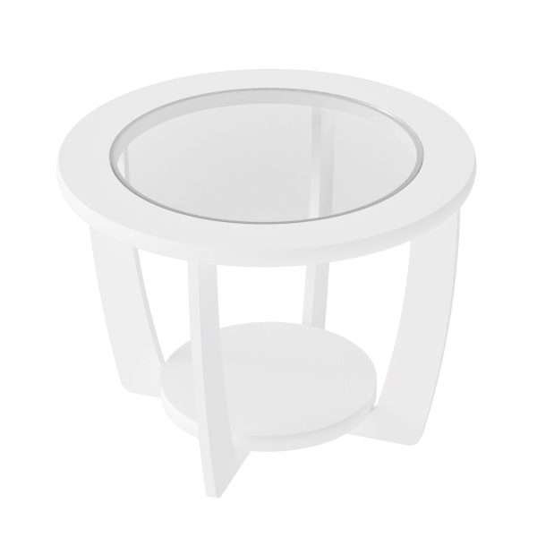 MESA DE CENTRO CURVE- BLANCO - Imagen 3