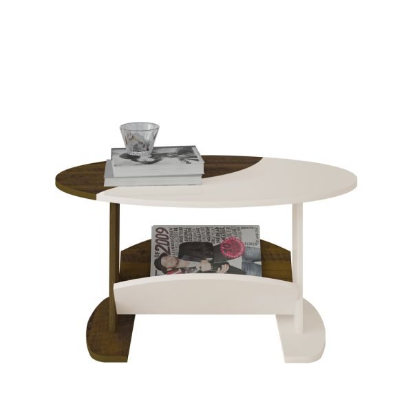 MESA DE CENTRO ISIS- PINO/ OFF WHITE - Imagen 5