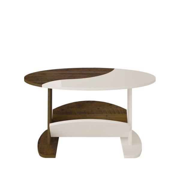 MESA DE CENTRO ISIS- PINO/ OFF WHITE - Imagen 7