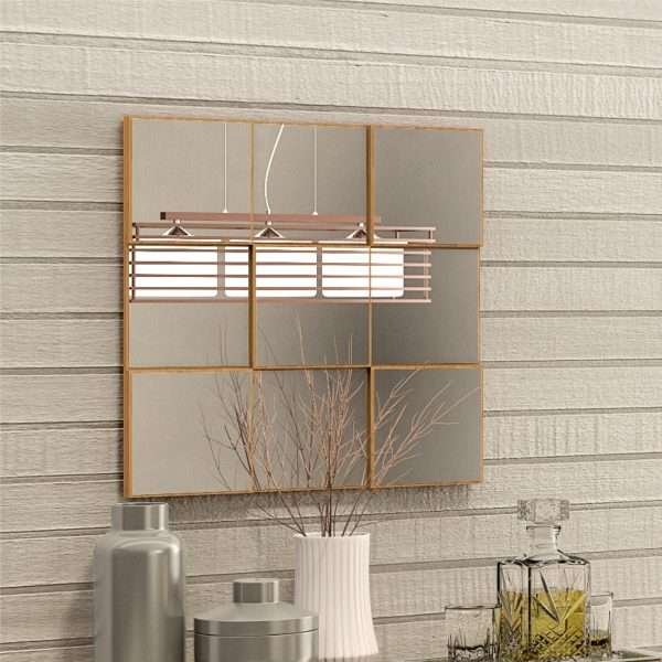PANEL  DE PARED 75CM - FREIJO / ESPEJO