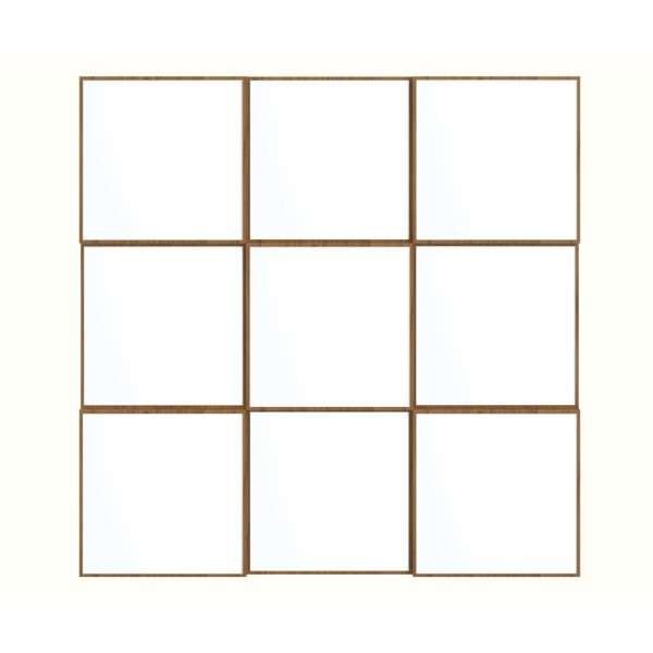 PANEL  DE PARED 75CM - FREIJO / ESPEJO - Imagen 3
