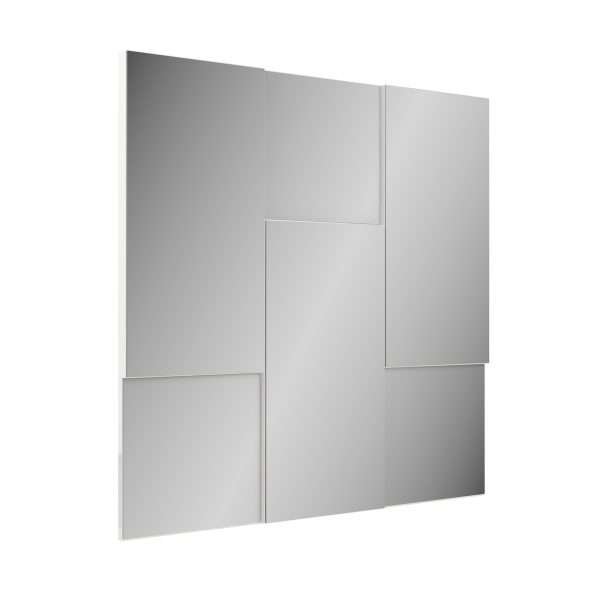 PANEL DE PARED 90CM - OFF WHITE/ESPEJOS - Imagen 3