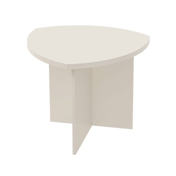MESA LATERAL DELTA- OFF WHITE - Imagen 3