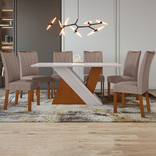 MESA DE COMEDOR VENUS SIN VIDRIO - Imagen 4