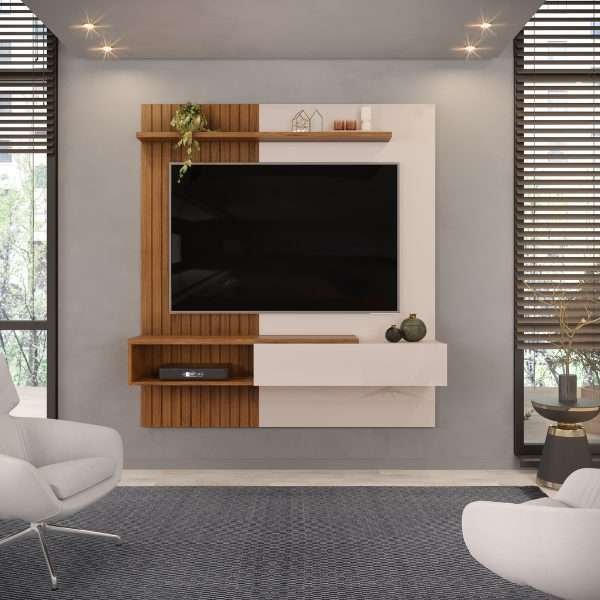CENTRO ENT PANEL TITO OFF WHITE/ FREIJO