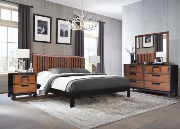 JUEGO DE HABITACION KING CAMELIA COFFEE & BR EBONY