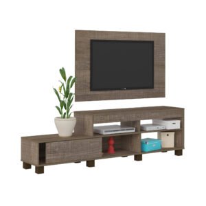 RACK CON PANEL EVER CINNAMON