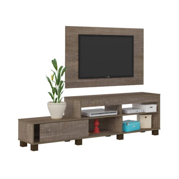 RACK CON PANEL EVER CINNAMON