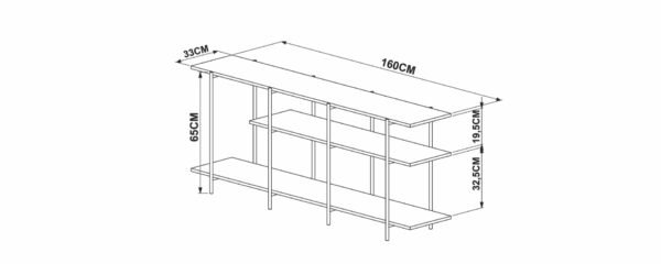 RACK TUBE VERMONT / NEGRO
