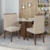 MESA CELEBRARE 120 CM  ROBLE NATURAL/ BLANQUECINO