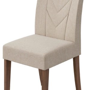 SILLA  ATACAMA LINO RINZAI BEIGE/ COLOR ROBLE NATURAL