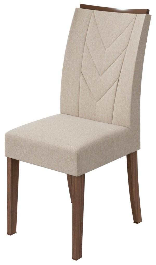 SILLA  ATACAMA LINO RINZAI BEIGE/ COLOR ROBLE NATURAL