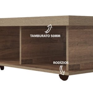 MESA DE CENTRO DUNAS RUSTICO
