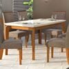 MESA ROUGE 1700X900 RUSTICO TERRARA CON TOPE BISELADO