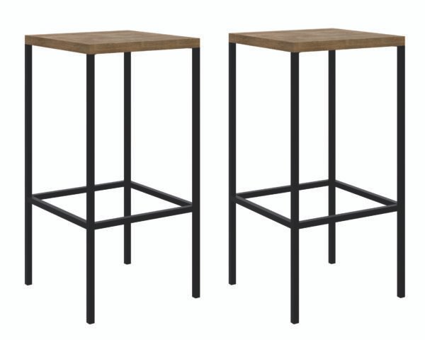 KIT DE TABURETES (2UND) VERMONT/NEGRO