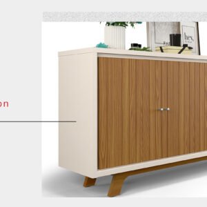BUFFET BRISE CARVALHO NOBRE/OFF WHITE