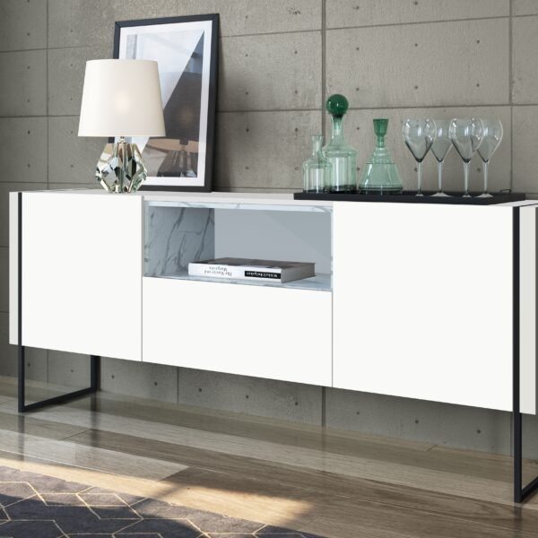 BUFFET THRASSUS/BLANCO/NEGRO