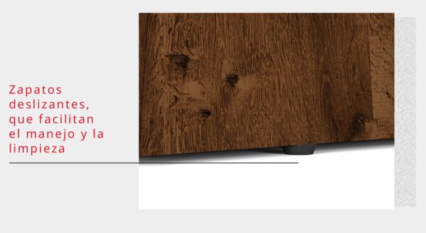 MESA ITALIA 900- TAMPO CHANF.CURVO MAD/ VD PINTADO 1700X900X30 RUSTICO MALBEC /OFF WHITE