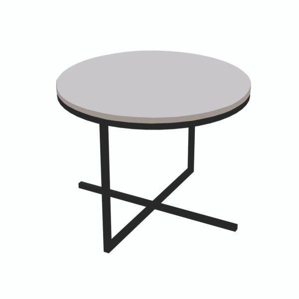 MESA 4816 BLANCO/NEGRO