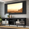RACK CON PANEL FLORIDA NEGRO