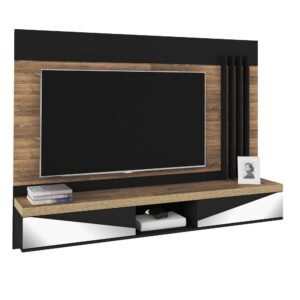 PANEL PARA TV MONACO RUSTICO/ NEGRO