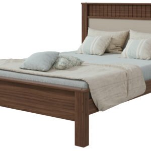 CAMA MATRIMONIAL ATHENAS FULL COLOR ROBLE NATURAL/ BLANQUECINO