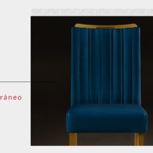 SILLA ISIS MADERA IPE/ LINHO SAARA