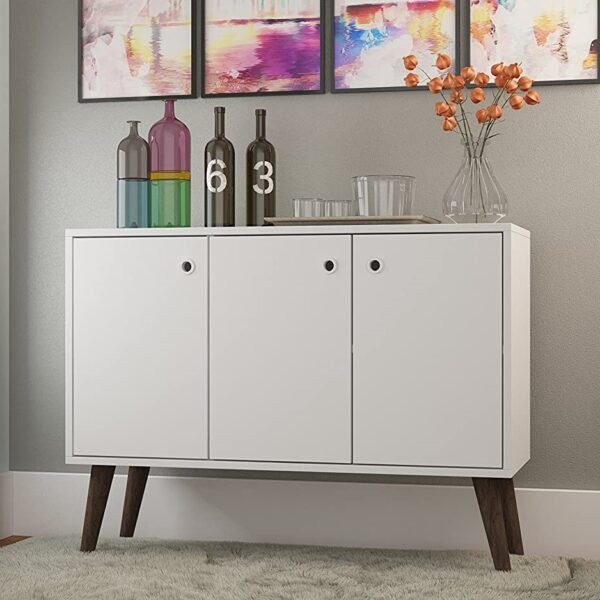 BUFFET 3 PUERTAS COLOR BLANCO