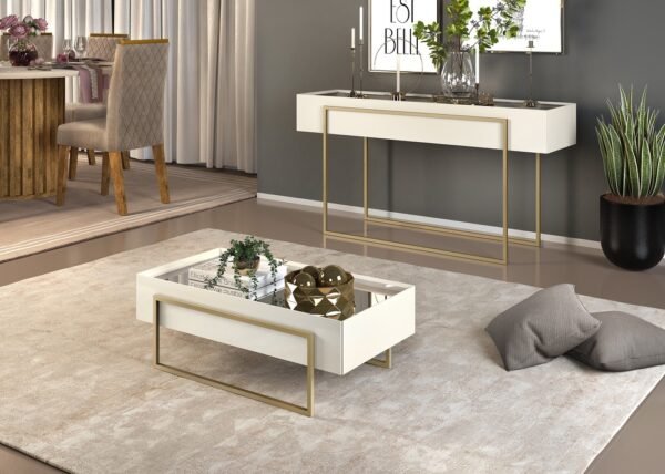 MESA DE CENTRO PILAR OFF WHITE
