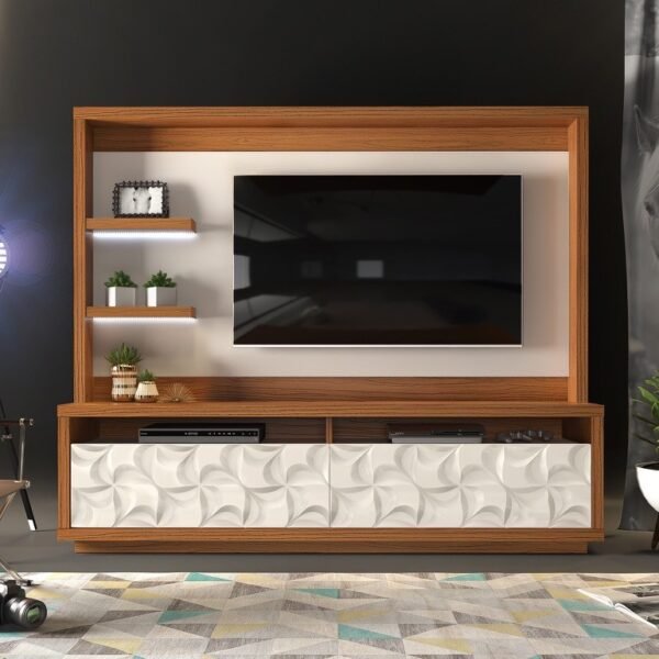 HOME CAVALLI COM LED 3D  ARRAIA CINAMOMO AVELA/OFF WHITE