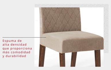 SILLA NEW MAIA RUSTICO MALBEC/ VELUDO KRAFT