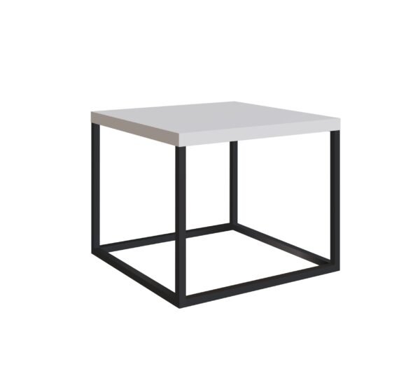 MESA CUBE  BLANCO/NEGRO